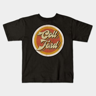 circle vintage Colt Ford Kids T-Shirt